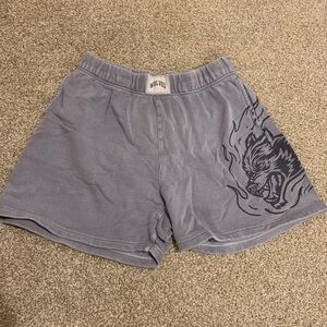 Darc Sport Sweat Shorts with Wolf Design